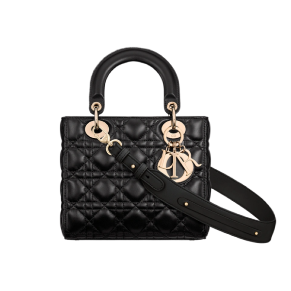 Lady Dior My ABCDior 스몰 백 디올 스몰 레이디백 마이 ABC디올 백 까나쥬 램스킨 블랙 3455