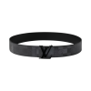 루이비통 LV 이니셜 다모플라주 40mm 리버시블 벨트 블랙