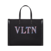 발렌티노 가라바니 네온 VLTN 미디움 쇼퍼백 블랙 멀티컬러  9412