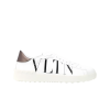 발렌티노 VLTN 프린트 디테일 오픈 스니커즈 화이트 블랙