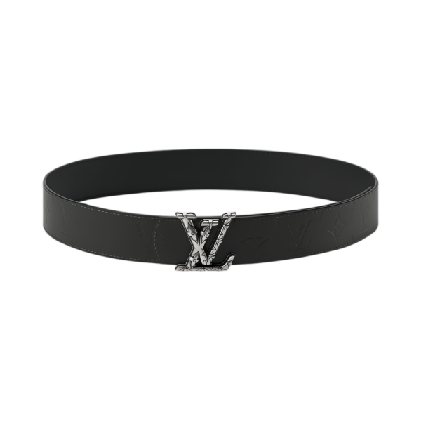 루이비통 40mm LV 디멘션 드리프트 리버시블 벨트 블랙